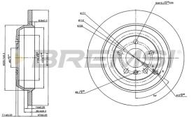 BREMSI CD7530S - DISCOS DE FRENO MERCEDES-BENZ