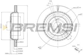 BREMSI CD7531V - DISCOS DE FRENO MERCEDES-BENZ