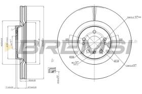 BREMSI CD7534V - DISCOS DE FRENO MERCEDES-BENZ