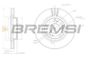 BREMSI CD7557V - DISCOS DE FRENO HONDA