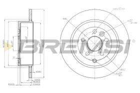 BREMSI CD7578S - DISCOS DE FRENO LAND ROVER