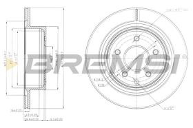 BREMSI CD7579V - DISCOS DE FRENO RENAULT, NISSAN