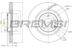 BREMSI CD7585V - DISCOS DE FRENO MERCEDES-BENZ