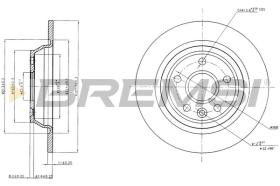 BREMSI CD7616S - DISCOS DE FRENO FORD, LAND ROVER