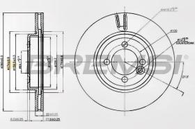 BREMSI CD7617V - DISCOS DE FRENO MINI