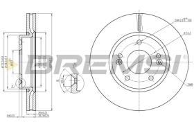 BREMSI CD7619V - DISCOS DE FRENO KIA, HYUNDAI