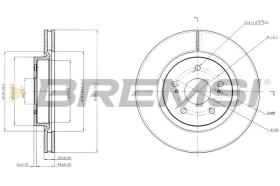 BREMSI CD7635V - DISCOS DE FRENO SUZUKI