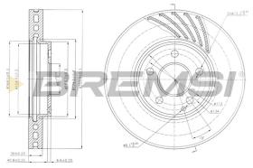 BREMSI CD7638V - DISCOS DE FRENO MERCEDES-BENZ