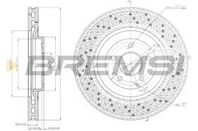 BREMSI CD7650V - DISCOS DE FRENO MERCEDES-BENZ