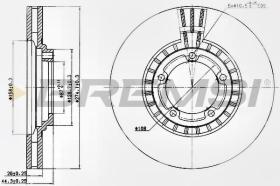 BREMSI CD7658V - DISCOS DE FRENO HYUNDAI