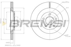 BREMSI CD7667V - DISCOS DE FRENO AUDI