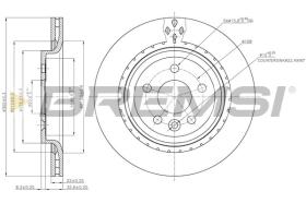 BREMSI CD7681V - DISCOS DE FRENO VOLVO