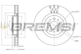 BREMSI CD7682V - DISCOS DE FRENO VOLVO