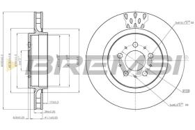 BREMSI CD7683V - DISCOS DE FRENO VOLVO