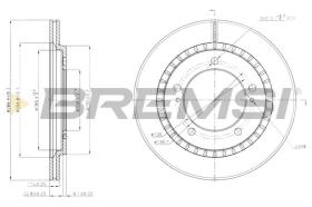 BREMSI CD7687V - DISCOS DE FRENO SUZUKI