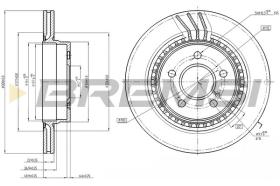 BREMSI CD7700V - DISCOS DE FRENO MERCEDES-BENZ