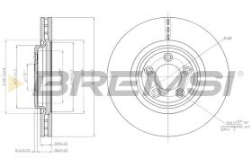 BREMSI CD7702V - DISCOS DE FRENO JAGUAR