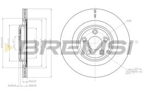 BREMSI CD7703V - DISCOS DE FRENO DAIMLER, JAGUAR