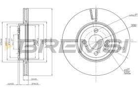 BREMSI CD7711V - DISCOS DE FRENO MINI