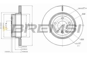 BREMSI CD7715V - DISCOS DE FRENO BMW