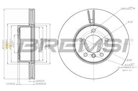 BREMSI CD7717V - DISCOS DE FRENO BMW