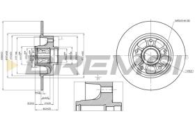 BREMSI CD7730S - DISCOS DE FRENO RENAULT