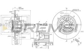 BREMSI CD7731S - DISCOS DE FRENO RENAULT