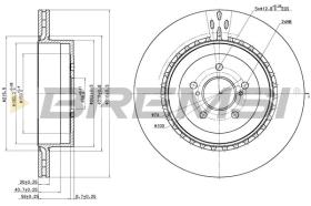 BREMSI CD7750V - DISCOS DE FRENO OPEL, SUBARU