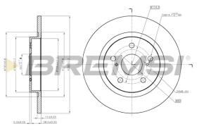 BREMSI CD7755S - DISCOS DE FRENO OPEL, TOYOTA