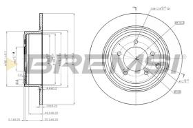 BREMSI CD7763S - DISCOS DE FRENO OPEL, PEUGEOT, LANCIA, JEEP