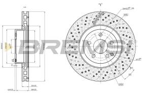 BREMSI CD7769V - DISCOS DE FRENO MERCEDES-BENZ