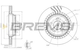 BREMSI CD7771V - DISCOS DE FRENO MERCEDES-BENZ