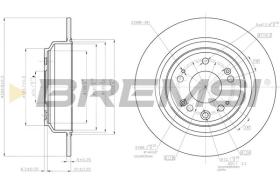 BREMSI CD7778S - DISCOS DE FRENO HONDA