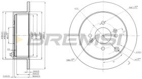 BREMSI CD7794S - DISCOS DE FRENO KIA, HYUNDAI