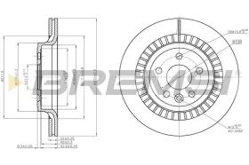 BREMSI CD7802V - DISCOS DE FRENO VOLVO