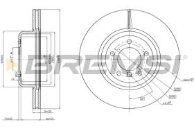 BREMSI CD7811V - DISCOS DE FRENO BMW