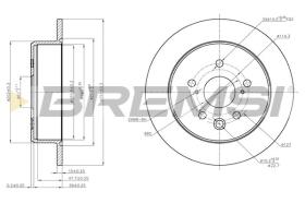 BREMSI CD7815S - DISCOS DE FRENO LEXUS