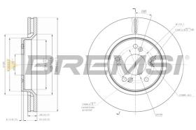 BREMSI CD7820V - DISCOS DE FRENO HONDA