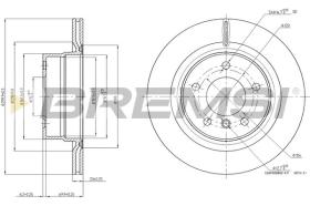 BREMSI CD7851V - DISCOS DE FRENO BMW