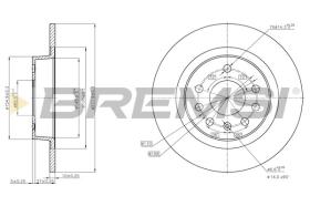 BREMSI CD7877S - DISCOS DE FRENO OPEL, VAUXHALL