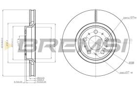 BREMSI CD7898V - DISCOS DE FRENO VOLVO