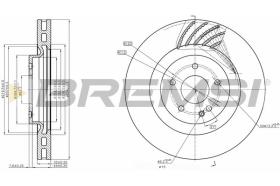 BREMSI CD7900V - DISCOS DE FRENO MERCEDES-BENZ