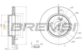 BREMSI CD7907V - DISCOS DE FRENO MERCEDES-BENZ