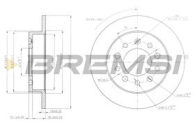 BREMSI CD7955S - DISCOS DE FRENO HYUNDAI