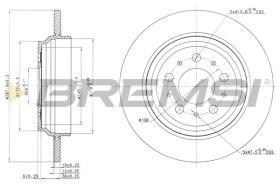 BREMSI CD7964S - DISCOS DE FRENO VOLVO