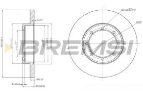 BREMSI CD7977S - DISCOS DE FRENO RENAULT, NISSAN, OPEL