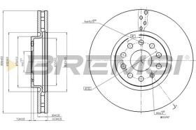 BREMSI CD8016V - DISCOS DE FRENO VW, SEAT, SKODA