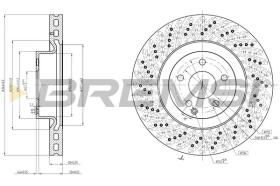 BREMSI CD8030V - DISCOS DE FRENO MERCEDES-BENZ