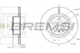 BREMSI CD8038V - DISCOS DE FRENO BMW