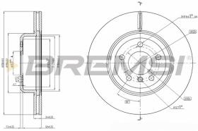 BREMSI CD8039V - DISCOS DE FRENO BMW